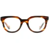 Moncler Round|Round^Glasses Frames ML5005 045 Shiny Light Brown Men Women