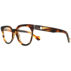 Moncler Round|Round^Glasses Frames ML5005 045 Shiny Light Brown Men Women
