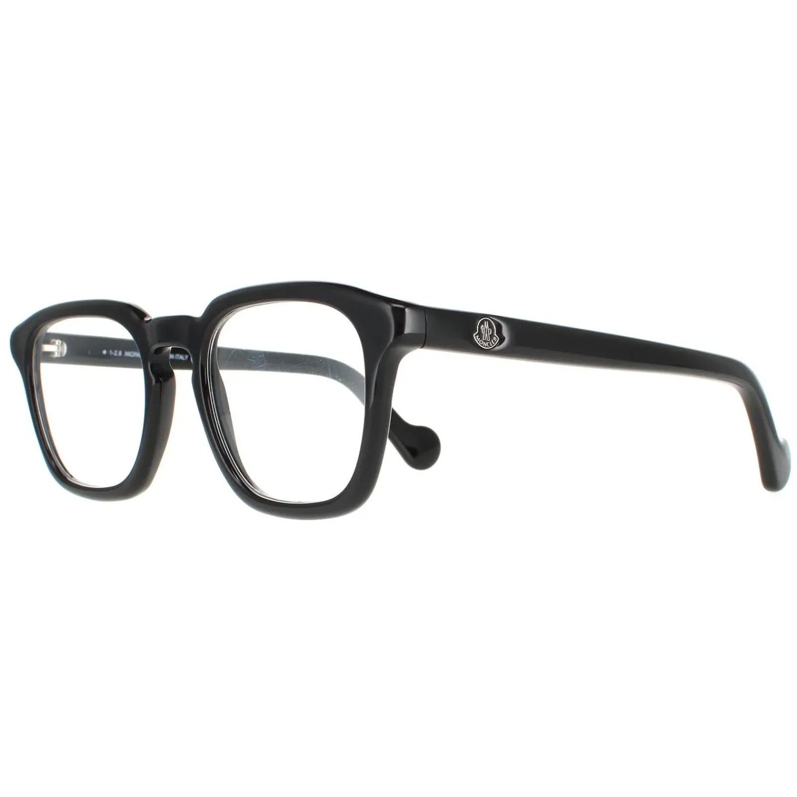 Moncler Round^Glasses Frames ML5042 001 Shiny Black Men