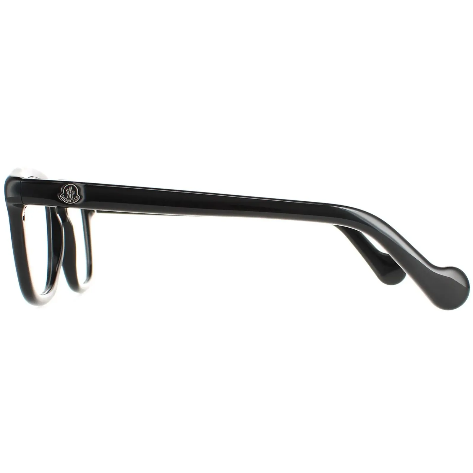 Moncler Round^Glasses Frames ML5042 001 Shiny Black Men