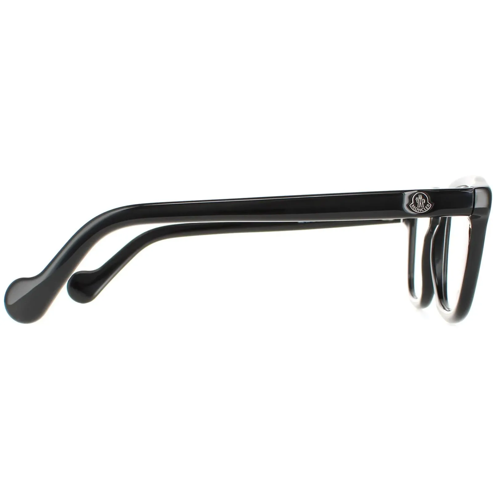 Moncler Round^Glasses Frames ML5042 001 Shiny Black Men