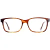 Moncler Rectangle^Glasses Frames ML5012 053 Blonde Havana Men
