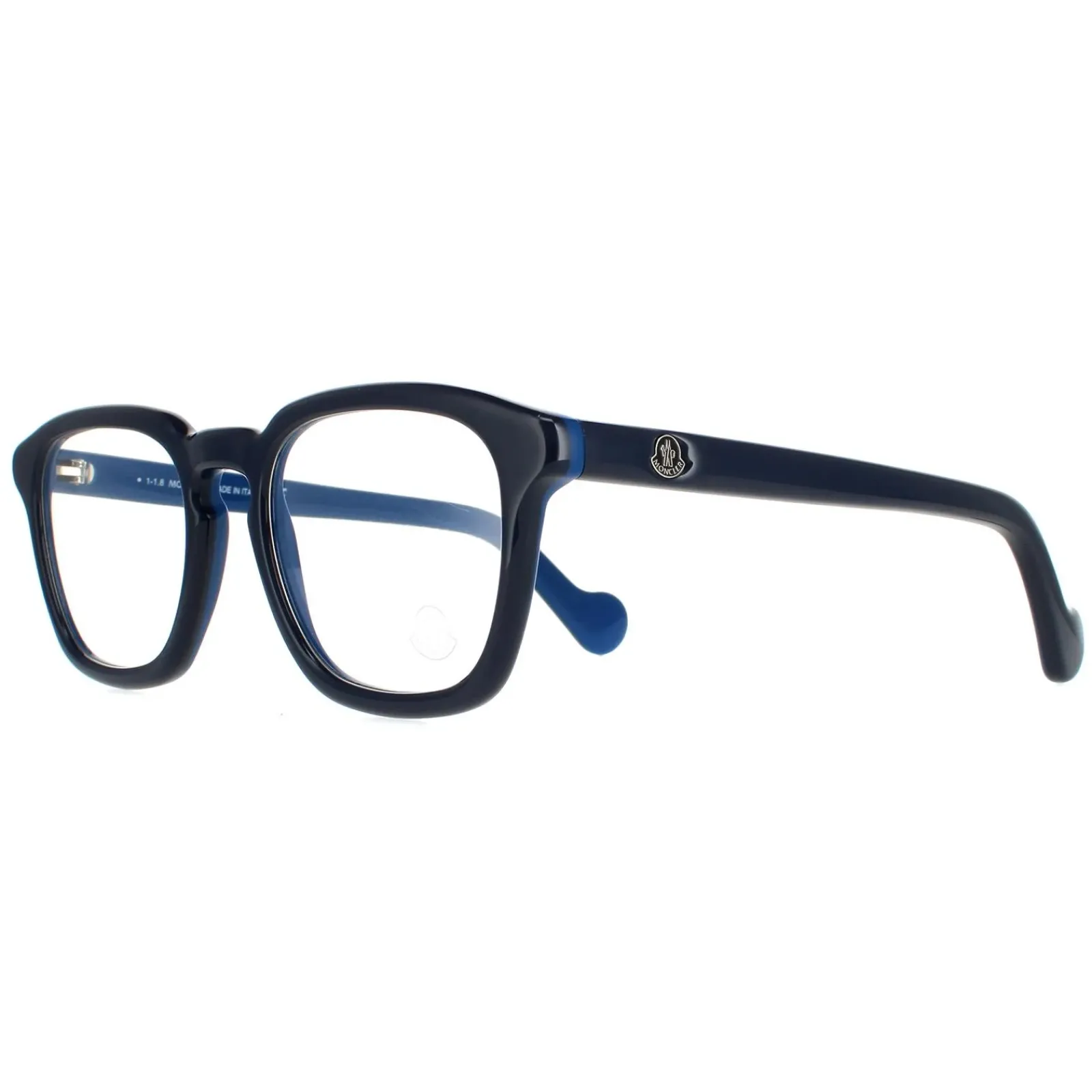 Moncler Round^Glasses Frames ML5042 092 Dark Blue Sky Blue Men