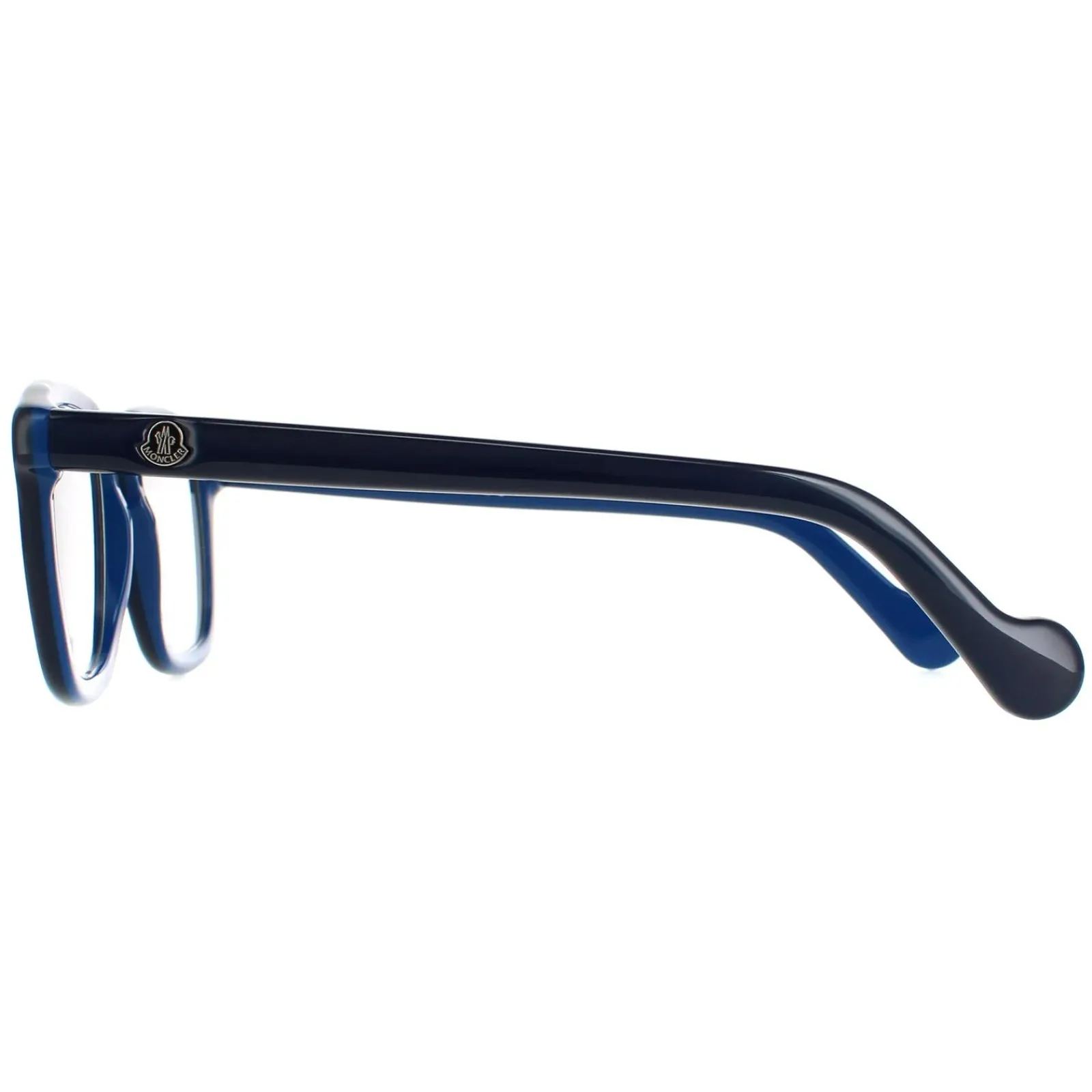 Moncler Round^Glasses Frames ML5042 092 Dark Blue Sky Blue Men
