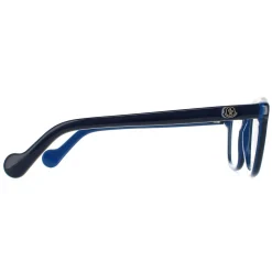 Moncler Round^Glasses Frames ML5042 092 Dark Blue Sky Blue Men