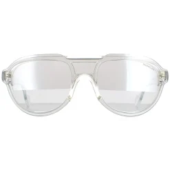 Moncler Round|Moncler^Sunglasses ML0055 26C Crystal Grey Mirror