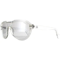 Moncler Round|Moncler^Sunglasses ML0055 26C Crystal Grey Mirror