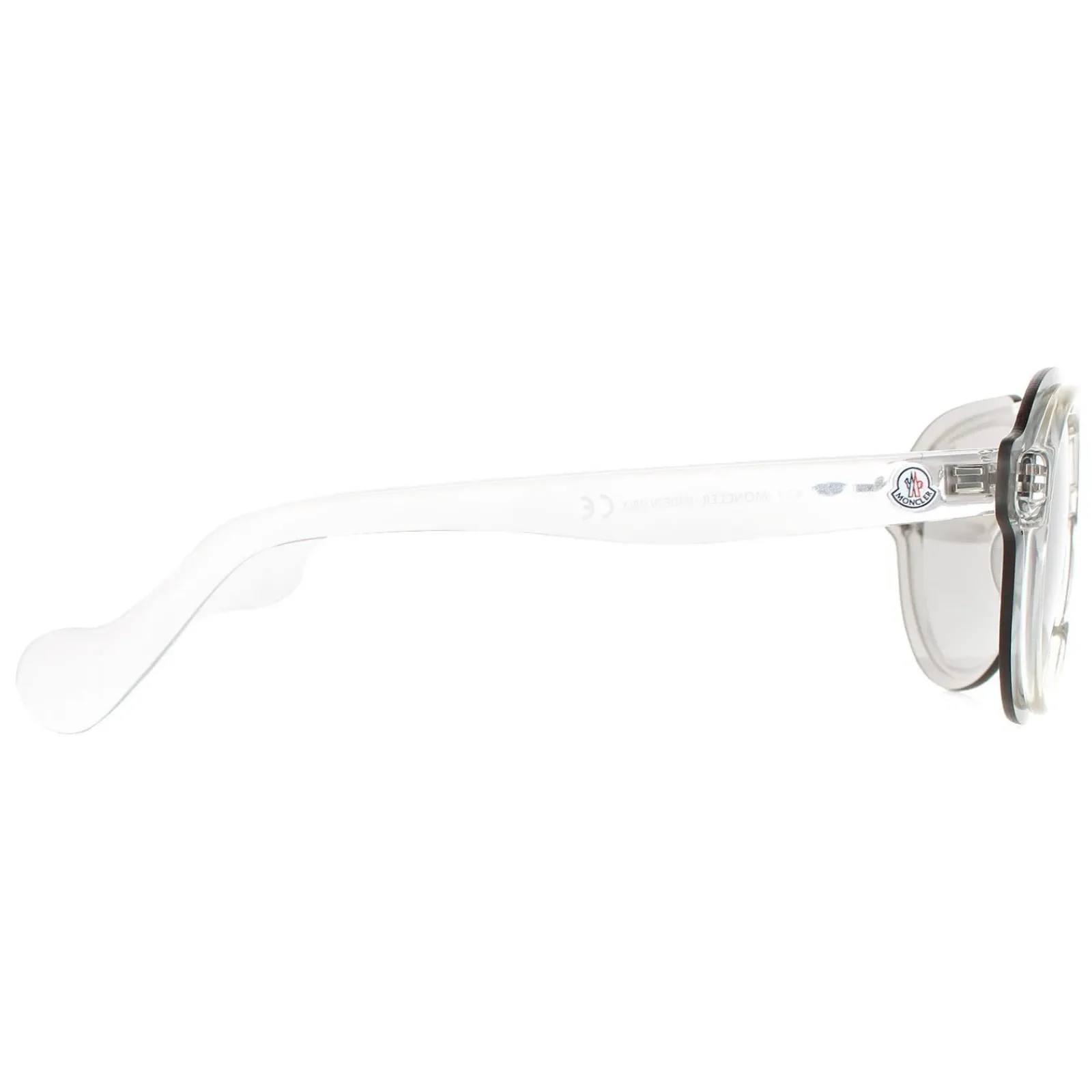 Moncler Round|Moncler^Sunglasses ML0055 26C Crystal Grey Mirror