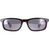 Moncler Rectangle^Sunglasses ML0116 52C Dark Havana Smoke Mirror