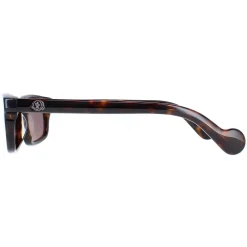 Moncler Rectangle^Sunglasses ML0116 52C Dark Havana Smoke Mirror