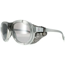 Moncler Oval|Moncler^Sunglasses ML0090 20C Grey Smoke Mirror