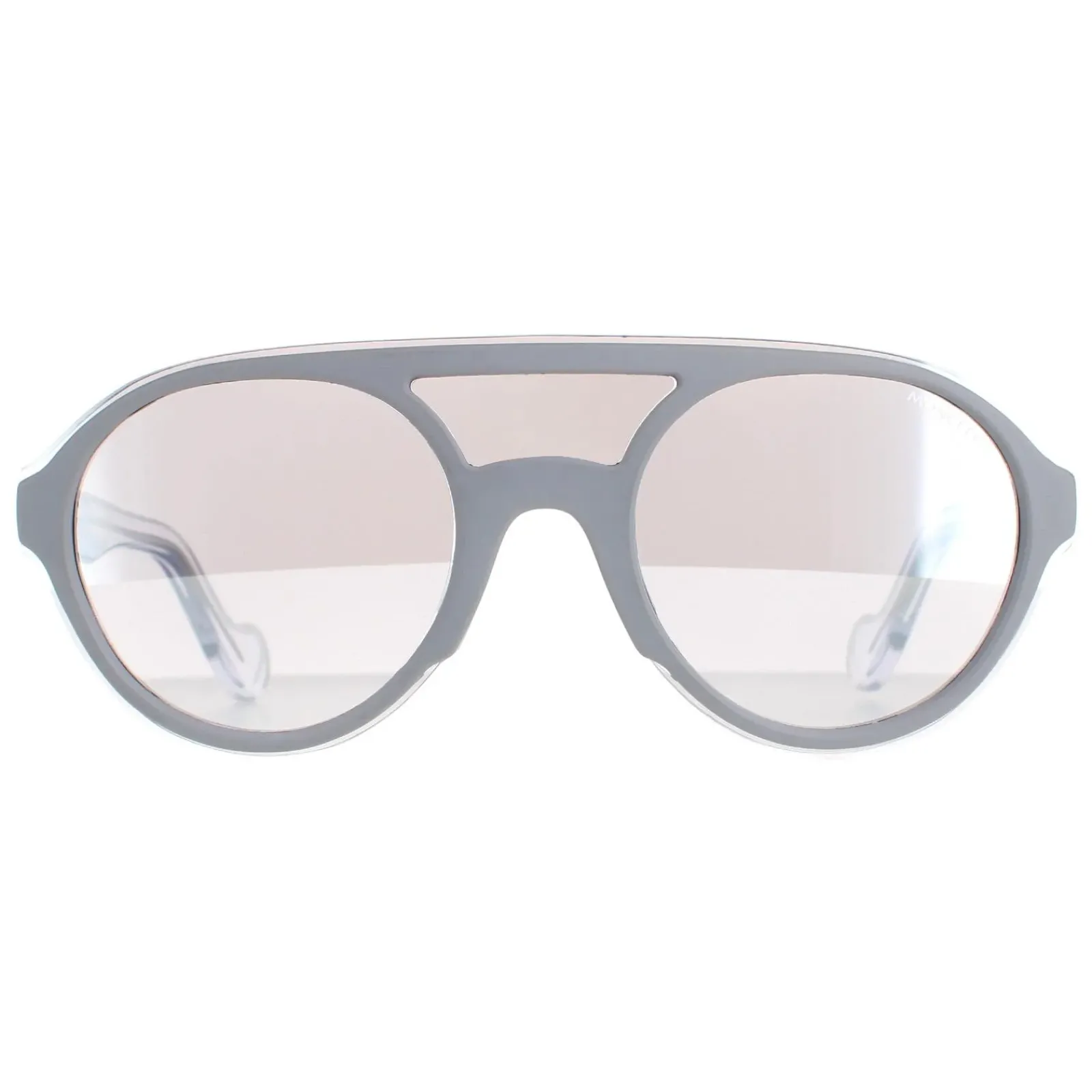 Moncler Moncler^Sunglasses ML0052 22C Grey Crystal Grey Mirror