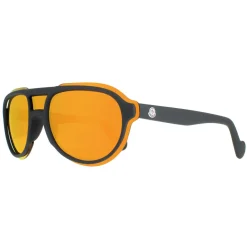 Moncler Round|Moncler^Sunglasses ML0055 20C Grey Orange Mirror