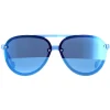 Moncler Moncler^Sunglasses ML0063 90C Light Blue Blue Mirror