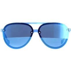 Moncler Moncler^Sunglasses ML0063 90C Light Blue Blue Mirror