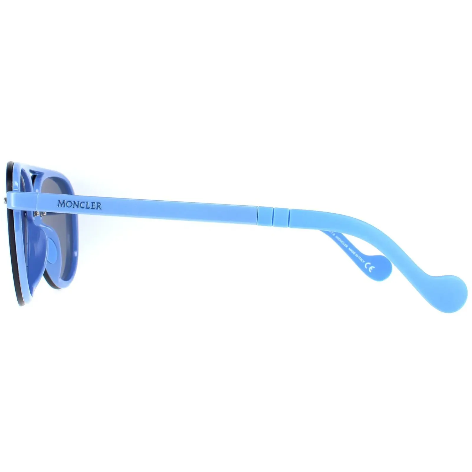 Moncler Moncler^Sunglasses ML0063 90C Light Blue Blue Mirror