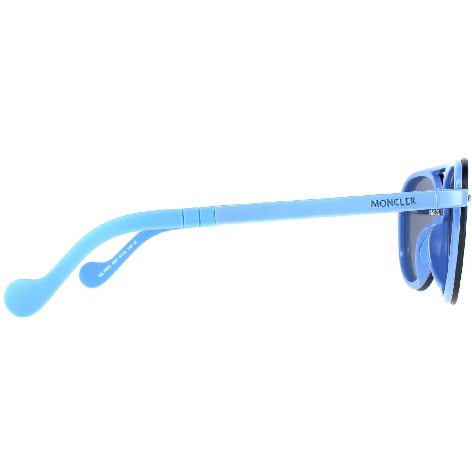 Moncler Moncler^Sunglasses ML0063 90C Light Blue Blue Mirror