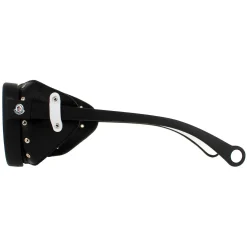 Moncler Round|Moncler^Sunglasses ML0046 02C Matte Black Smoke Mirror
