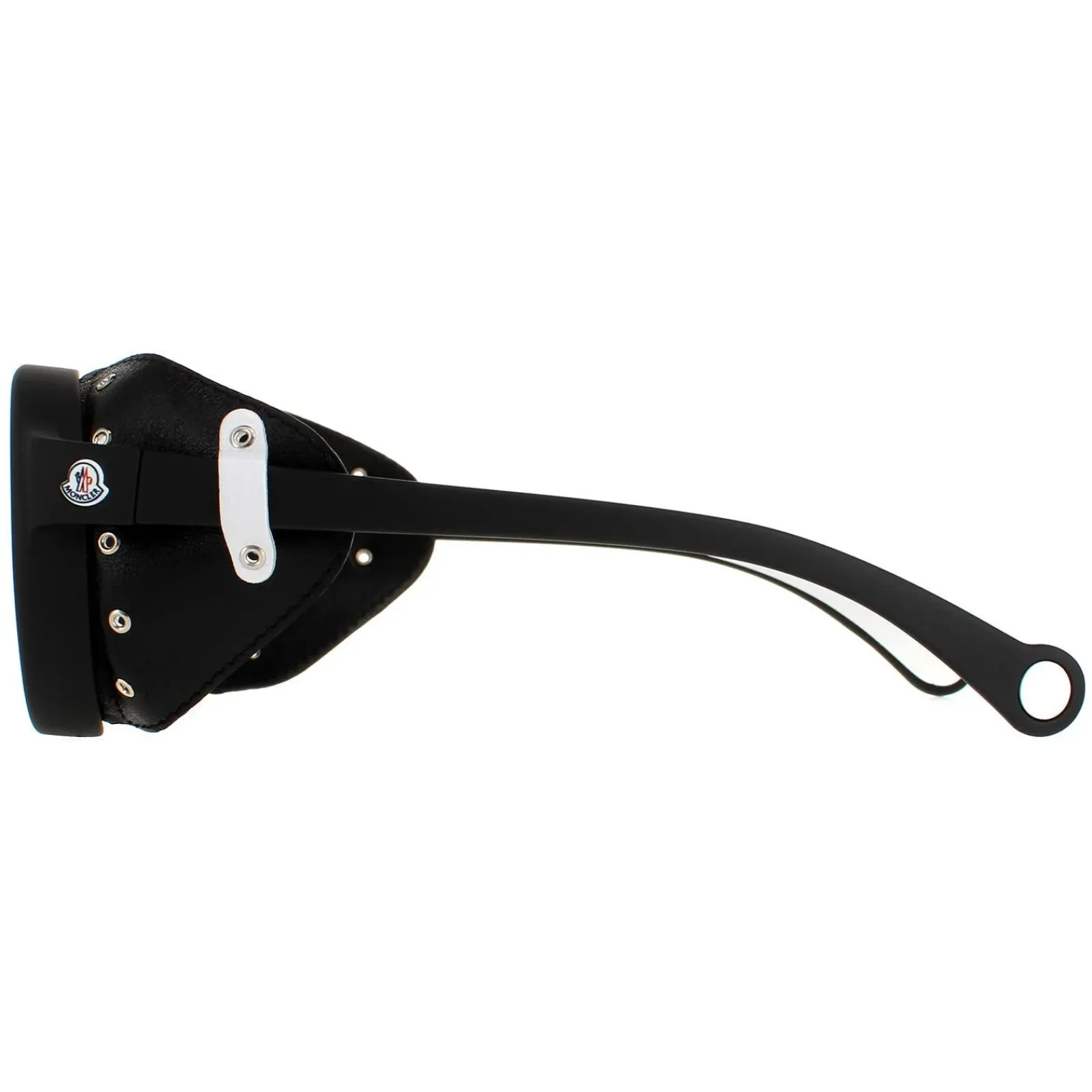 Moncler Round|Moncler^Sunglasses ML0046 02C Matte Black Smoke Mirror