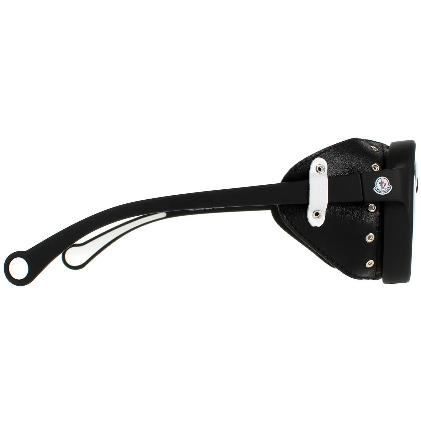 Moncler Round|Moncler^Sunglasses ML0046 02C Matte Black Smoke Mirror