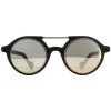 Moncler Moncler^Sunglasses ML0083 02C Rubber Black Silver Mirror