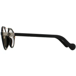 Moncler Moncler^Sunglasses ML0083 02C Rubber Black Silver Mirror