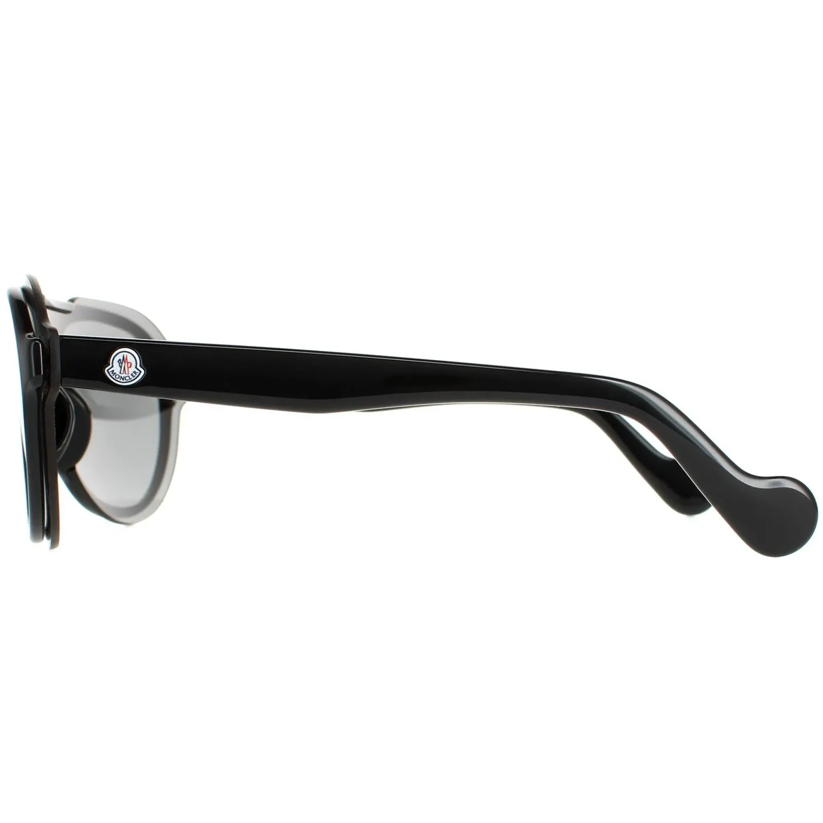 Moncler Moncler^Sunglasses ML0055 01C Shiny Black Grey Mirror