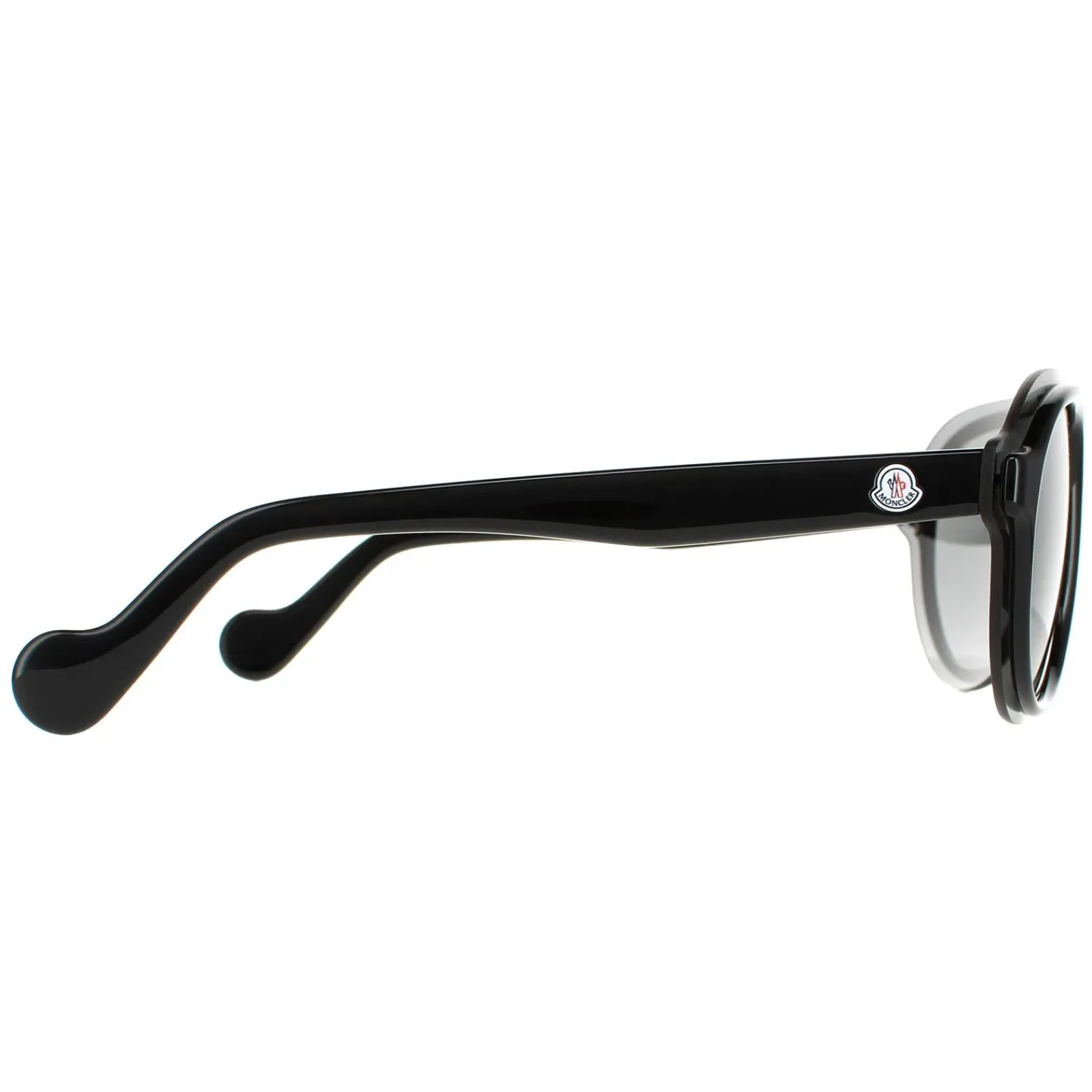 Moncler Moncler^Sunglasses ML0055 01C Shiny Black Grey Mirror