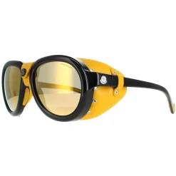 Moncler Moncler^Sunglasses ML0090 01C Shiny Black Grey Mirror