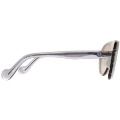 Moncler Round|Moncler^Sunglasses ML0052 21C White Transparent Grey Grey