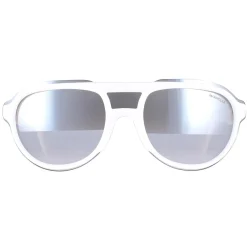 Moncler Round|Moncler^Sunglasses ML0055 24C White Smoke Mirror