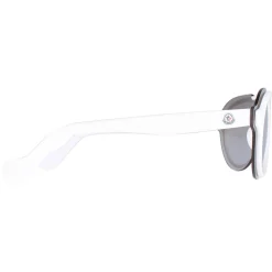 Moncler Round|Moncler^Sunglasses ML0055 24C White Smoke Mirror