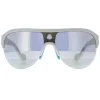 Moncler Wrap|Wrap^Sunglasses ML0049 21C White Grey Mirror