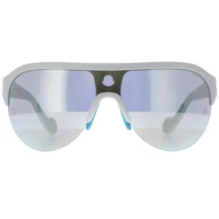 Moncler Wrap|Wrap^Sunglasses ML0049 21C White Grey Mirror