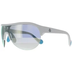 Moncler Wrap|Wrap^Sunglasses ML0049 21C White Grey Mirror