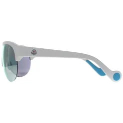 Moncler Wrap|Wrap^Sunglasses ML0049 21C White Grey Mirror