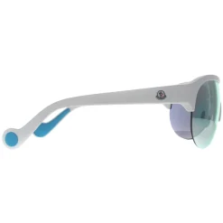 Moncler Wrap|Wrap^Sunglasses ML0049 21C White Grey Mirror