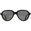 Moncler Polarised|Moncler^Sunglasses ML0043 01D Black Smoke Polarized