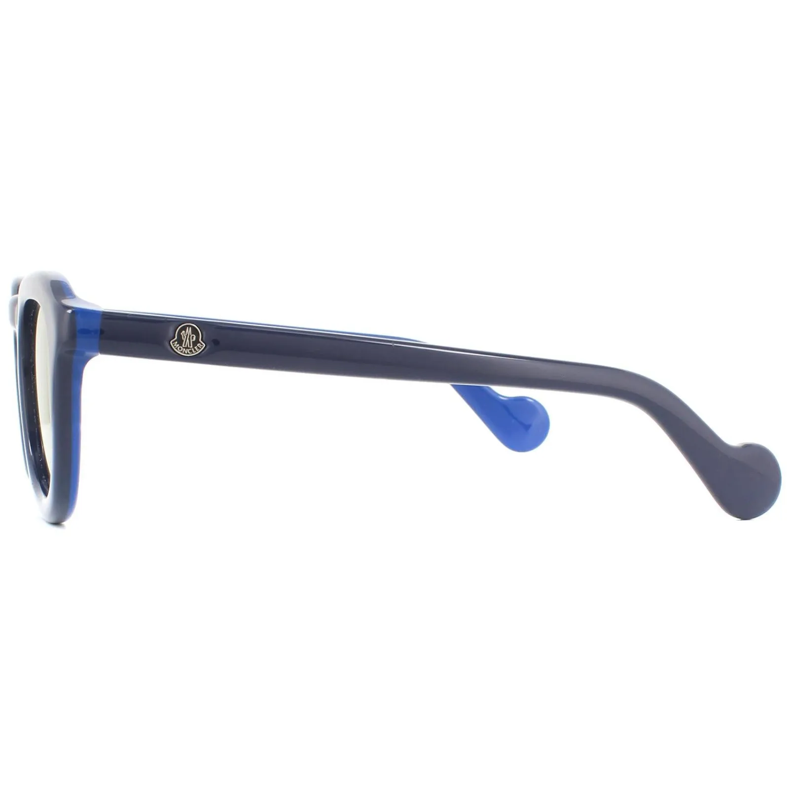 Moncler Polarised|Moncler^Sunglasses ML0079 92D Black Blue Polarized Gold Flash