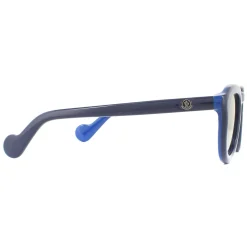 Moncler Polarised|Moncler^Sunglasses ML0079 92D Black Blue Polarized Gold Flash