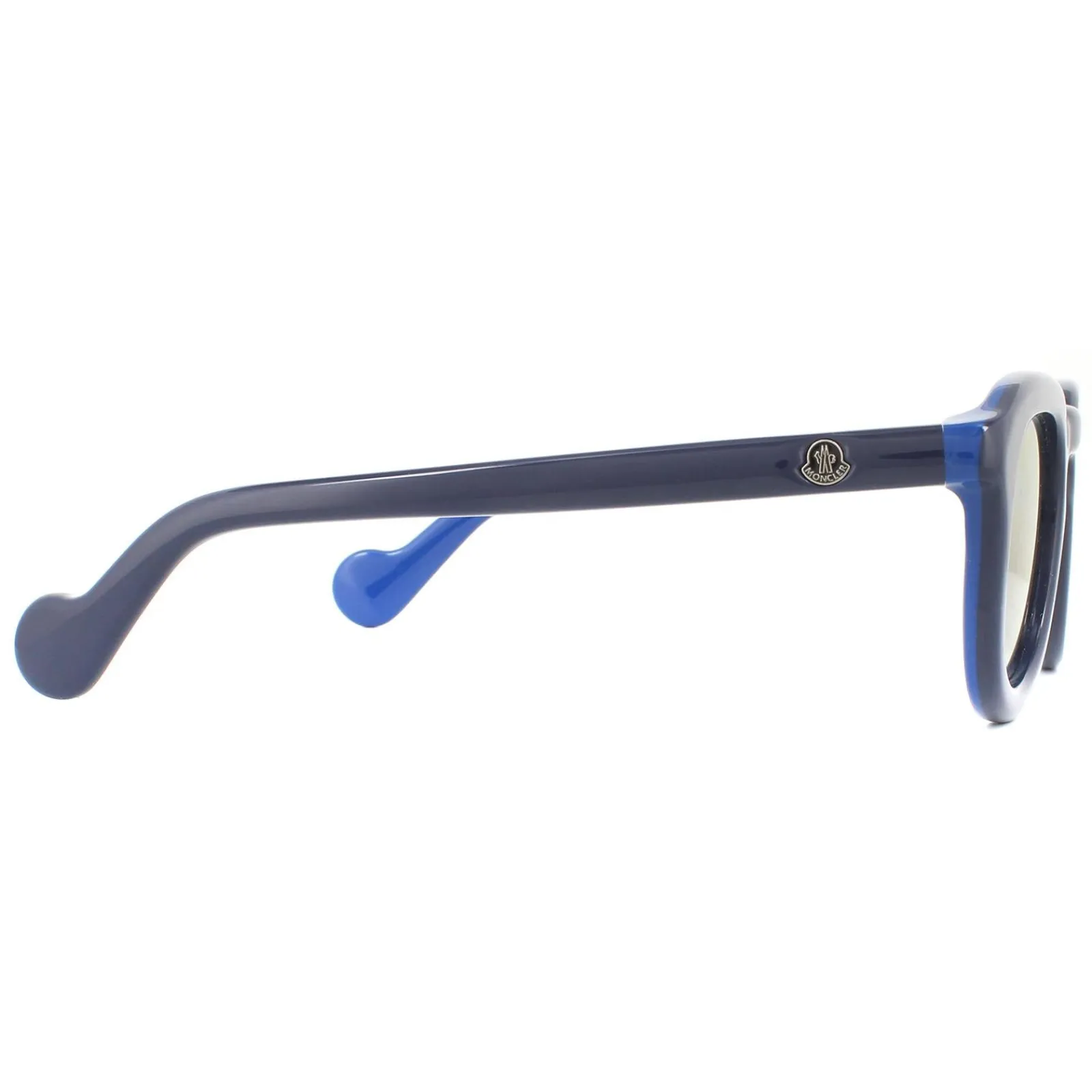 Moncler Polarised|Moncler^Sunglasses ML0079 92D Black Blue Polarized Gold Flash