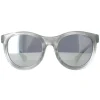 Moncler Round|Moncler^Sunglasses ML0087 20D Grey Transparent Grey Mirror