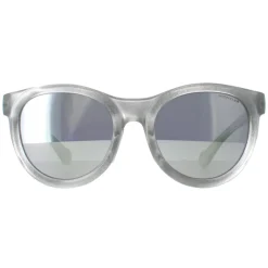 Moncler Round|Moncler^Sunglasses ML0087 20D Grey Transparent Grey Mirror