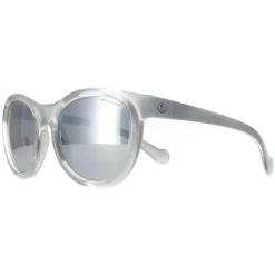 Moncler Round|Moncler^Sunglasses ML0087 20D Grey Transparent Grey Mirror