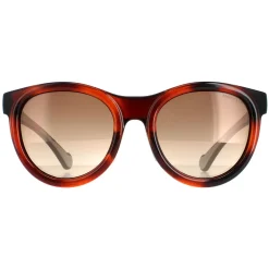 Moncler Round|Moncler^Sunglasses ML0087 53G Dark Tortoise Havana Brown
