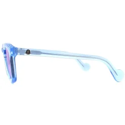 Moncler Moncler^Sunglasses ML0006 84L Shiny Azure Transparent Blue Mirror