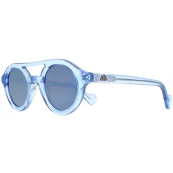 Moncler Moncler^Sunglasses ML0014 84L Shiny Light Blue Blue