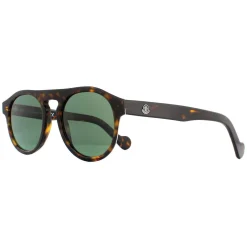 Moncler Polarised|Moncler^Sunglasses ML0073 52R Dark Havana Green Polarized