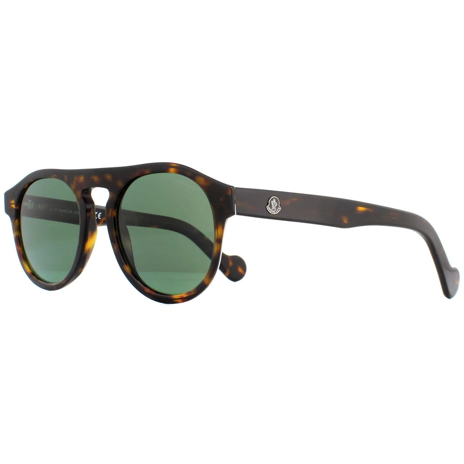 Moncler Polarised|Moncler^Sunglasses ML0073 52R Dark Havana Green Polarized