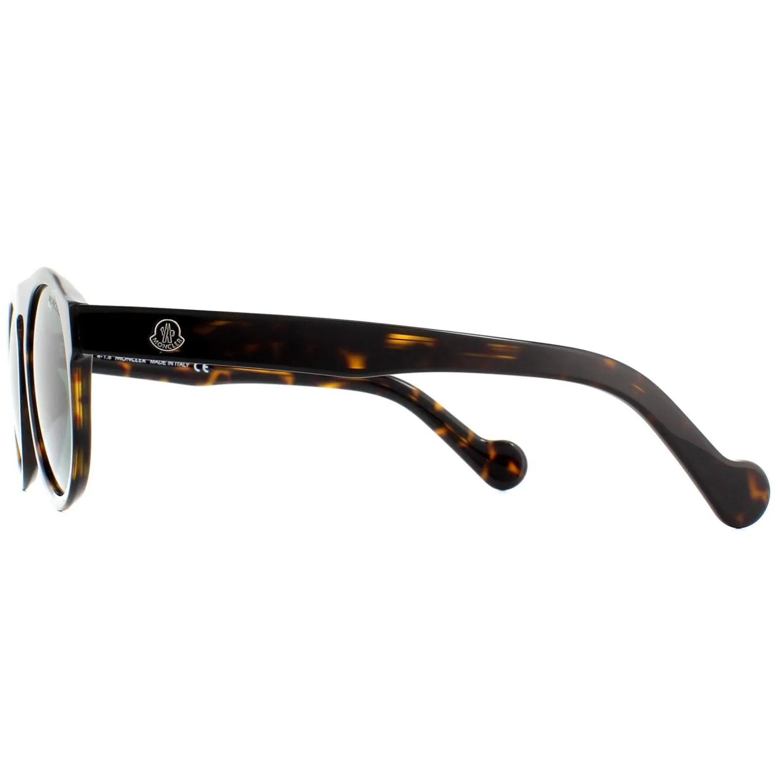Moncler Polarised|Moncler^Sunglasses ML0073 52R Dark Havana Green Polarized